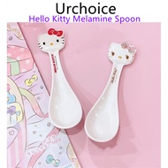 [READY STOCK] Hello Kitty Spoon Hello Kitty Tableware Hello Kitty Melamine Spoon Hello Kitty Soup Sp