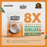 (READY STOK) queen secret coffee original Kopi kesehatan wanita free mini gold