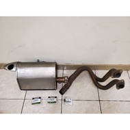 [ORIGINAL] OEM Kawasaki ER-6F/ER-6N 2009-2011 Stock Exhaust Full System Complete Set + Original Wash