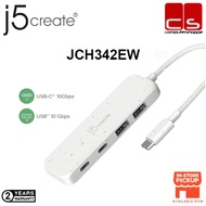 J5create JCH342EW (Eco-Friendly USB-C® to 4-Port Type-C & Type-A Gen 2 Hub)