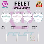 FELET BADMINTON RACKET BLOOM SERIES（4u 82gram）31Lbs/100%ORIGINAL FELET/Racket badminton/