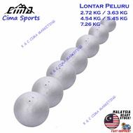 Cima Turn Shot put / Lontar Peluru 2.72 KG/ 3.63 KG/ 4.54 KG/ 5.45 KG / 7.26 KG