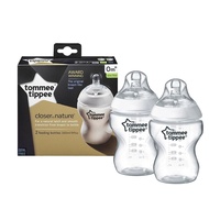 Clearance Sale ขวดนม Tommee Tippee ทอมมี่ ทิปปี้ ของแท้ รุ่น Closer to Nature ขนาด 9oz แพ็คคู่ ของแท