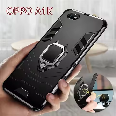 OPPO A1k For Cover OPPO A1k Case CPH1923 Magnetic Ring Armor Cover For OPPO Realme C2 Case For OPPO 