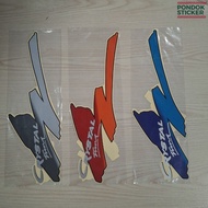 SUZUKI Striping sticker CRYSTAL TUNE 1993 Mulya Sticker