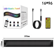 【Easy Installation Bluetooth Control】 Flexible LED Car Screen for Custom Messages / Car LED Display 