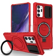 For Samsung Galaxy Note 20 Ultra Note 20 Case Slide Camera Ring WIth Kickstand For Magsafe Support W