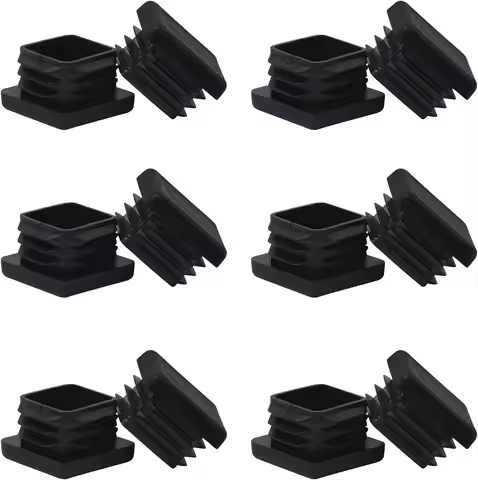 Square Tube End Cap Plastic Plugs,Square Tubing Plug Tube Fence Post Pipe Cap Cover Tubing Insert Ch