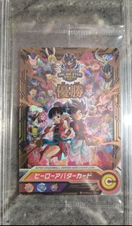 New 未折包裝比賽禮品 龍珠閃卡 Super Dragonball Heroes Avatar 卡牌