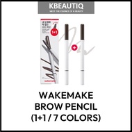 WAKEMAKE " NATURAL HARD EYE BROW PENCIL 7 COLORS "