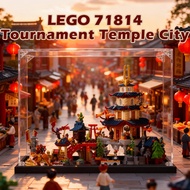 LEGO 71814 Arena Battle Temple City Full Transparent Acrylic Storage Box Display Rack Gundam Figure 