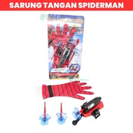 Children's Toys Spiderman Transmitter Shooter Web Dart Blaster Shooter Net Shooting Gloves