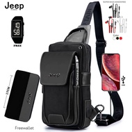 VOSS OFFICIAL X JEEP 5IN1 WATERPROOF USB PORT BAG FREE WATCH WALLET AND HEADSET