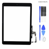 Greenbox Touch Digitizer Screen + Adhesive + Home Button Flex for iPad Air A1474 A1475