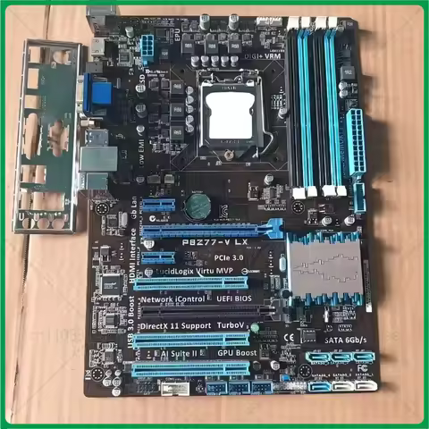 Used For ASUS motherboard P8Z77-V LX LGA 1155 DDR3 i3 i5 22/32nm CPU USB3.0 32GB SATA3 VGA HDMI Z77