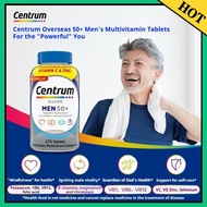 【EXP:2028】Centrum Silver Men 50+ Multivitamin Tablets 100s USA Imported for Heart Brain Eye Muscle H