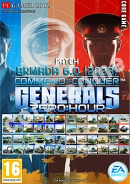 COMMAND And Conquer - Generals Zero Hour (MOD ARMADA 6.0) แผ่นและแฟลชไดร์ฟ  เกมส์ คอมพิวเตอร์  Pc แล