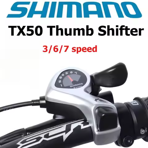 SHIMANO TX50 Thumb Shifter for Mountain/Folding Bikes – 6/7/18/21 Speed