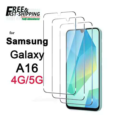 Screen Protector for Galaxy A16 4G 5G 6.7 inch Samsung A+ Tempered Glass Crystal HD 9H Transparent A