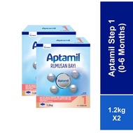 [Exp 12 Jul 2027 &/ Later] [Bundle of 2] Aptamil Step 1 Infant Milk Formula 0-6 months 1.2kg