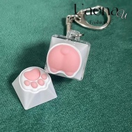 UAENAU Keycap Tester, Portable Cat Butt Keyboard Key Chain, Cute Lightweight Cat's Claw Keyboard Tap