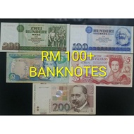 Over RM 100 Worldwide Banknote