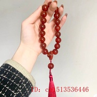 ZZOOI Green Jade Stone 12mm Beads Tassel Bracelet Necklace Tibetan Buddhist Mala Buddha Charm Rosary