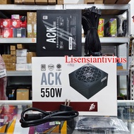 PSU 1STPLAYER ACK Series 550W HA-550AC1 80+ Certified with Embossed Cable PSU 550 Watt