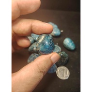 CHEFFY Blue Apatite Crystal Tumbled Gemstone
