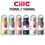 Cille 316 Stainless Steel Insulated Tumbler Flask Air bottle Tahan Panas XB-22113/22114 750/1000ML