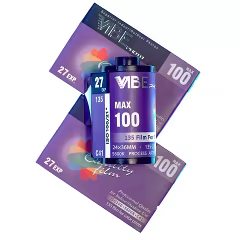 Original 27 VIBE MAX DecarBurized C41 Film Rolls ISO100 135 Color Film Applicable For Kodak Film Cam