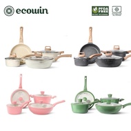 Ecowin cookware 4pcs/set frying pan soup pot wok Medical stone series Forest ceramic coating series