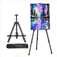 Easel Lukis Stand Canvas Lukisan Besi Hitam