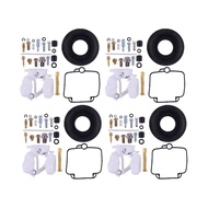 NEW 4 Sets Carburetor Carb Repair Rebuild Kit with Diaphragm Float Fit for Suzuki Bandit 400 GSF400 