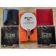 Kosaka Carbon Handle Sardius and Yinhe Rubber Assembly Bat MERCURY II Soft Tuttle TMAX G28 Table Ten