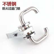 Aisle Lock Fireproof Lock Aisle Handle Lock Stainless Steel Single Tongue Aisle Lock Fire Access Fir