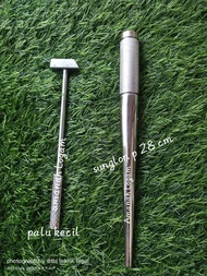 sunglon besi+palu kecil alat ukur cincin