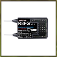Radiolink R8FG 8 Channle 2.4G Gyro RC Receiver Voltage Return 600 Meters Long Range RX forCar Boat R