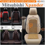 Áo lót ghế xe ô tô Mitsubishi Xpander da PU hạt gỗ tự nhiên CAO CẤP - OTOALO