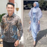 Couple Kimono Dress Lucia Wisuda Baju Pasangan Kondangan Tunangan Lamaran Rayya Gamis Polos Outer Br