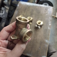 ½" Brass Wall Plate Elbow / Elbow screw dinding / Female brass elbow