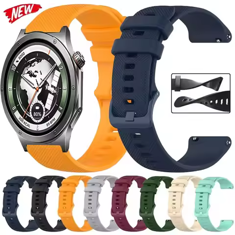 20mm 22mm Soft Silicone Strap for Oneplus Watch 4 3 2 2R Lite Comfortable Watchband for OPPO Wacth S