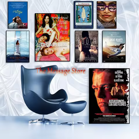 Modern Italian Movies The Dreamers The Great Beauty Parthenope Challengers Movie Poster Canvas Paint