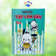 Takenote Writing practice 2-3 - A5 paper size (Large format)