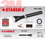 [ Heavy Duty Torch ] ORIGINAL JAPAN LIGHT Star Gold Rechargeable Flash Light Cree 3W LED High Power 