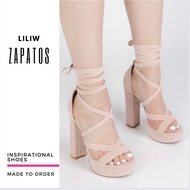 LILIW ZAPATOS FASHION GLADIATOR PLATFORM HEELS