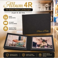 4R Landscap Photo Album 10 Sheets Black / for photo collection Album Gambar 4R Photobook Album 4R