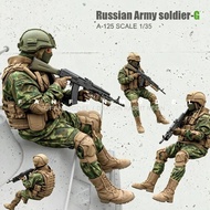 1 35 50mm Russian Army Special Forces G Resin Soldier Assembled Model A 125