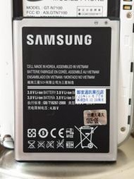 Samsung韓國三星 手機電池原廠電池 Galaxy Note2 16GB白色 原廠紙盒 原廠電池座充電座電池充電器