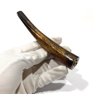 Pipa Once KAYU AKAR BAHAR /TALI ARUS Lubang MULTI WARNA Serat Emas